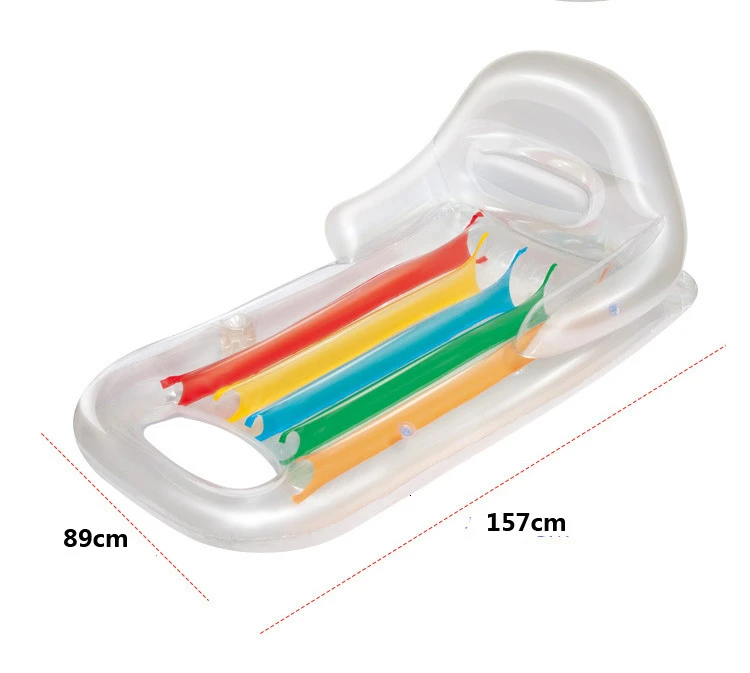 Надувной плавающий ряд 157x89 см, пляжный плавательный надувной матрас, бассейн, плавающий, для отдыха, спальная кровать для водных видов спорта, вечерние