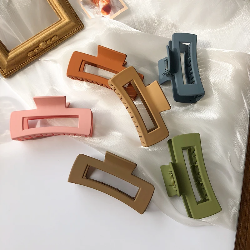 Fashion Women Girls Elegant Geometric Hair Clips Sweet Acrylic Ornament Hairclip Barrette Headwear Accessories | Украшения и