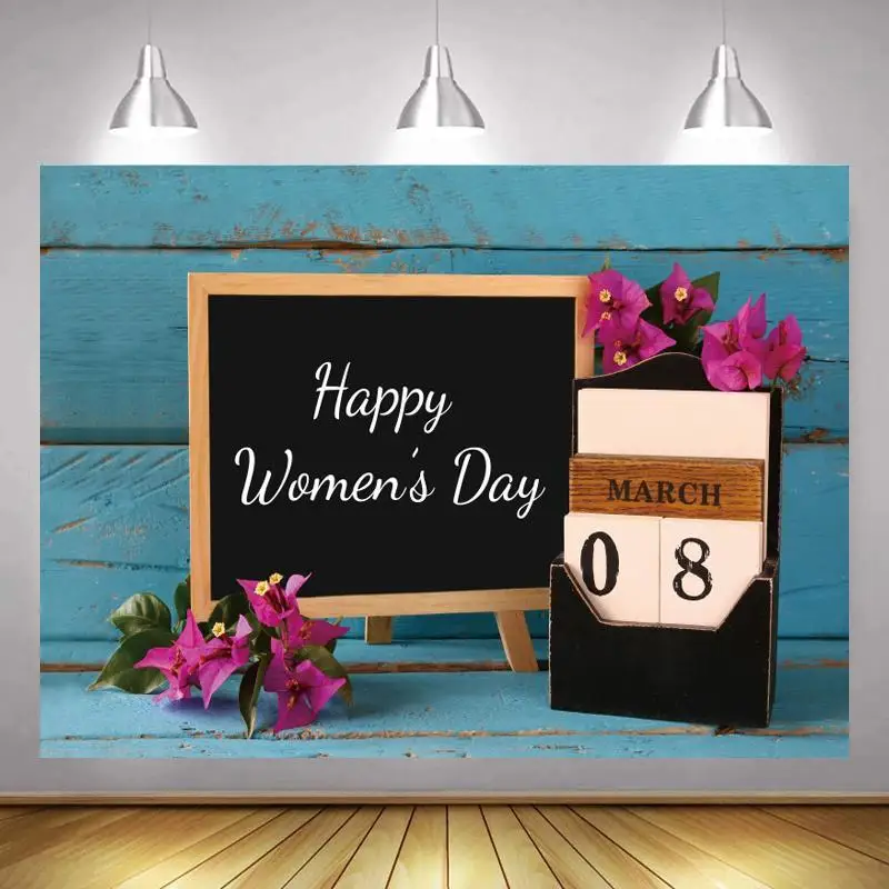 

Dots Pattern Wall Rose Mather's Birthday Photo Backgrounds Happy Women's Day Dinner Table Decor Backdrops For Family Party