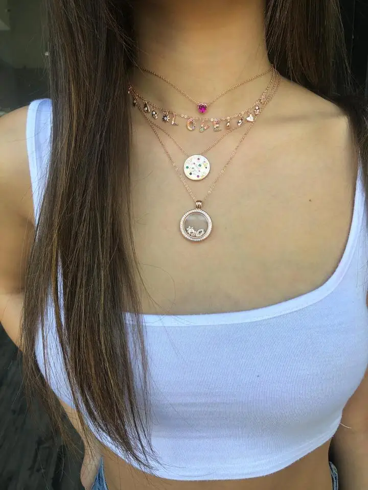 2021 Потрясающие модные Аутентичные 100% 925 серебро ожерелье чокер на крючках с