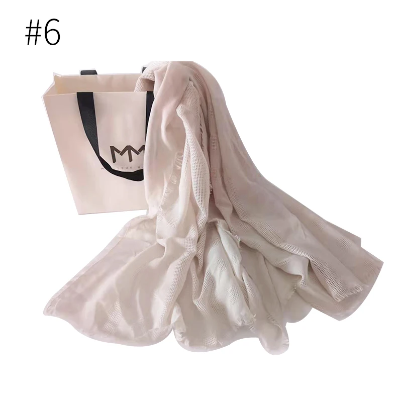 Fashion solid color scarf viscose scarf piercing plaid shawl plain scarves maxi hijab muslim head hijabs wrap muffler 10pcs/lot