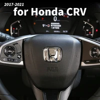 for honda crv 2017 2018 2019 2020 2021 car diamond decoration steering wheel sticker sound circle ring modification accessories