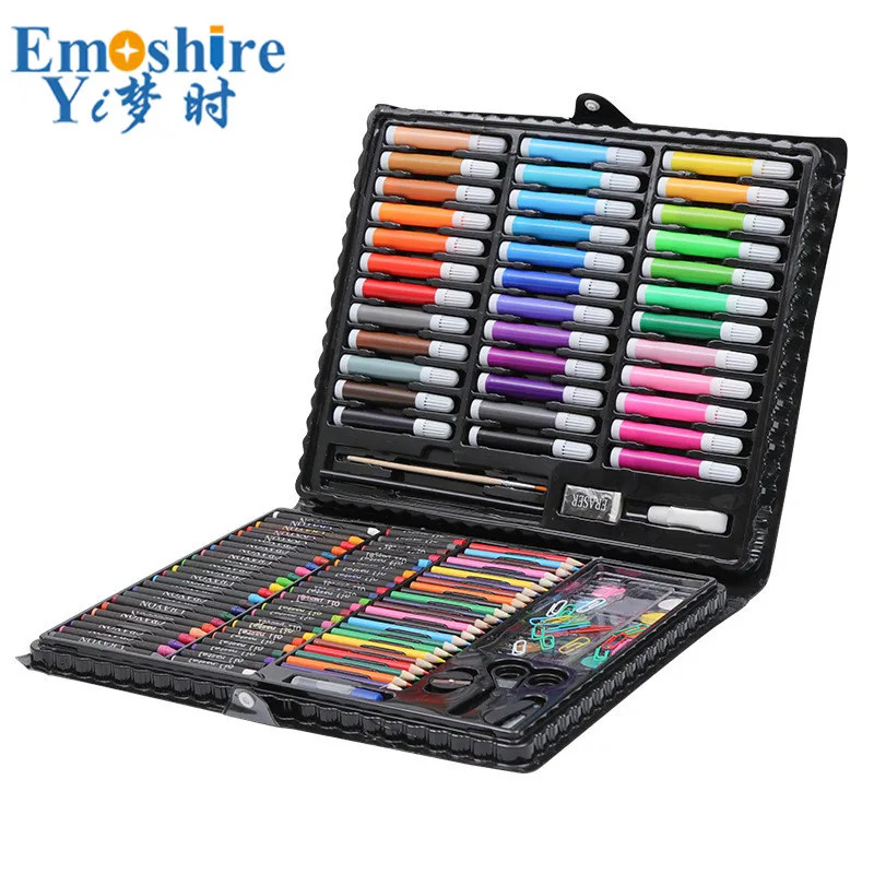 

Children's Stationery Wholesale Painting Tools Art Supplies Watercolor Pen Gift Box Kindergarten School Gifts Color Pencil Q035