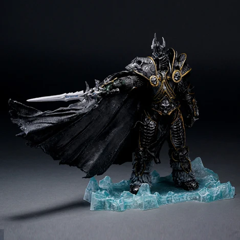 Lich King 2 WOW Сильвана Ветрокрылая стрельба из лука королева вор рыцарь серии ПВХ аниме фигурка для фанатов подарок на день рождения детей - Цвет: Lich King 2