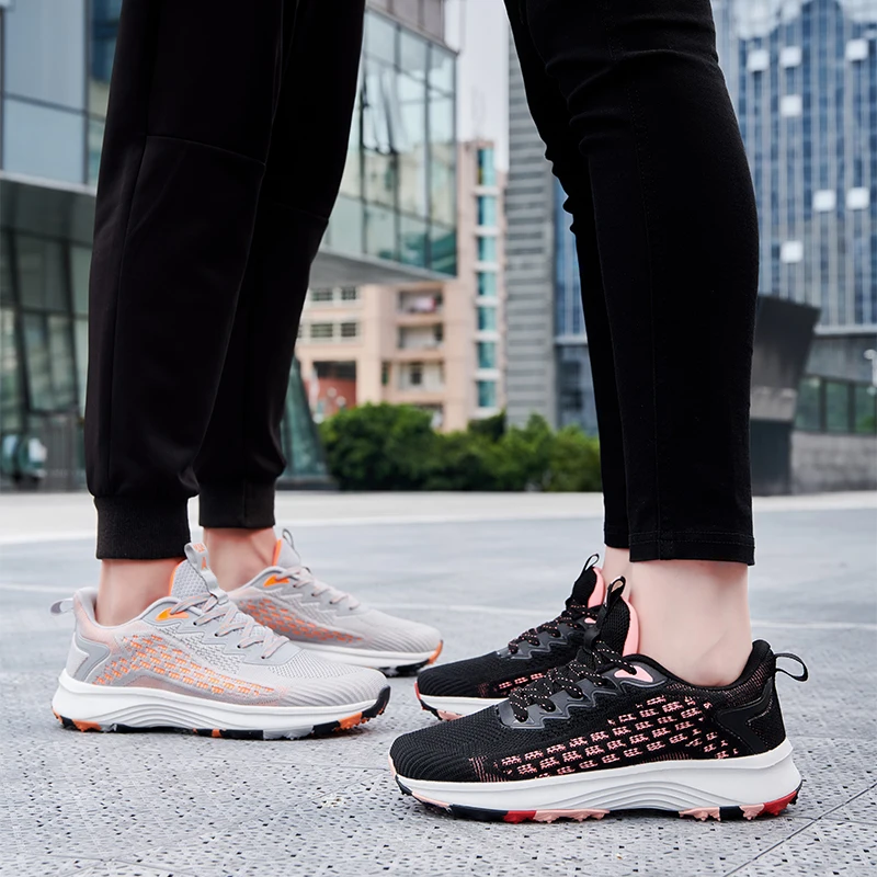 New Men's and Women's Golf Training Shoes Men's Non-slip Golf Shoes Outdoor Grass Comfortable Men's Sports Golf Shoes Size 36-45