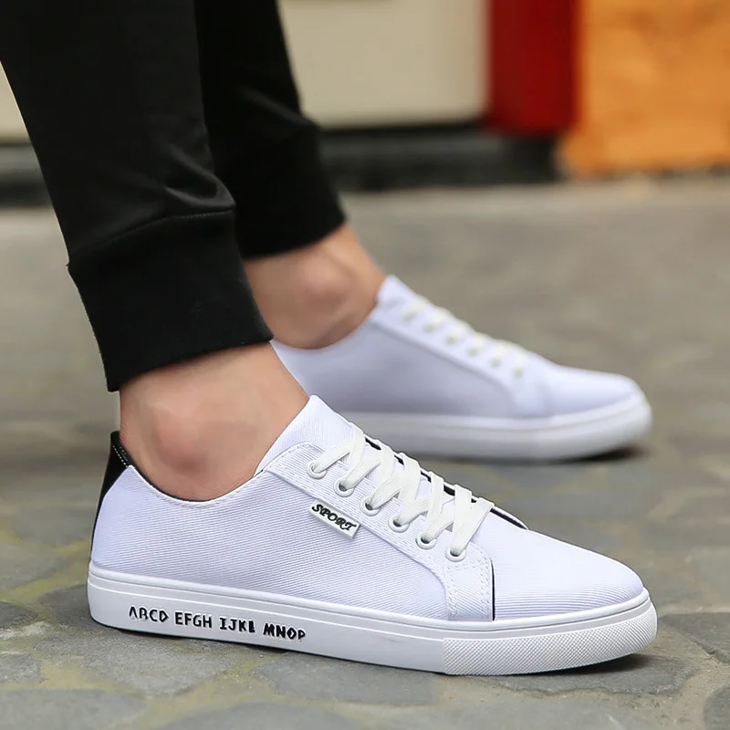 

Male Fashion Comfortable Black & White Shoes Men Cool Comfortable Stylish Lace Up Shoes Zapatos Hombre Man's Black Shoes G2097