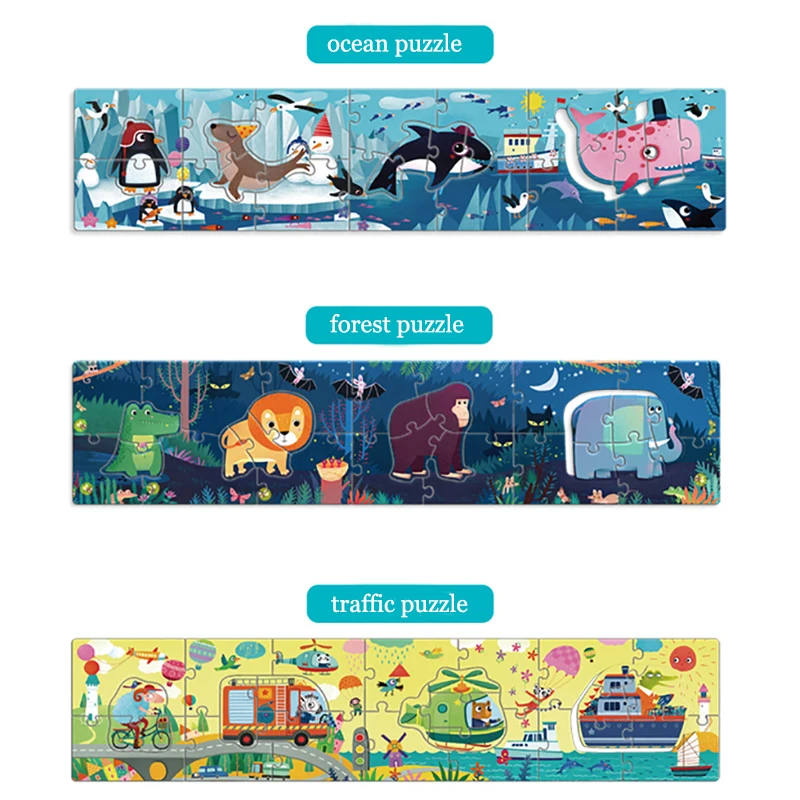 Mideer пазл Детские пазлы океан 28 шт. Обучающие игрушки детские игры Подарочная