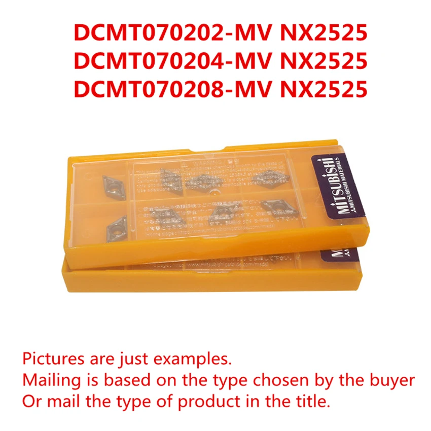 MITSUBISHI DCMT070202 MV NX2525/DCMT070204 NX2525/DCMT070208 NX2525 токарно фрезерный станок с ЧПУ