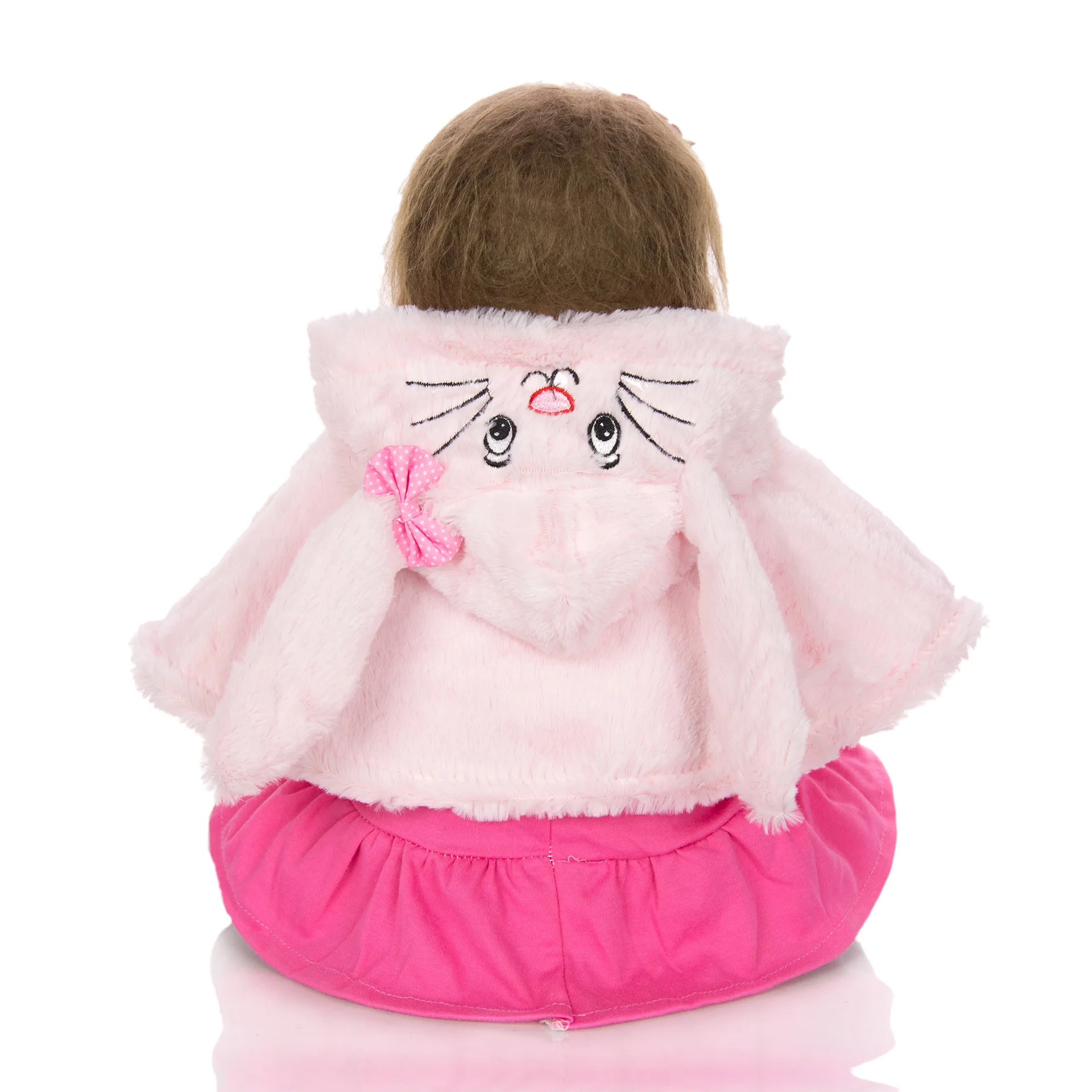 Reborn Baby Doll with Soft pink dress Like 0-3 months girl Realistic vinyl silicone boy kids Xmas Toy | Игрушки и хобби