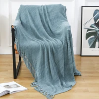 soft blanket with tassels warm knitted blankets on beds soft sofa throw blanket travel air condition blankets bed decorative