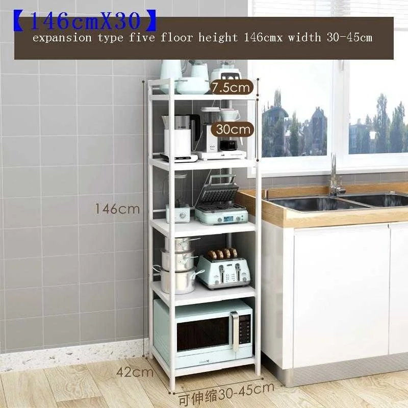 

Malzemeleri De Cozinha Fridge Organizer Adjustable Microwave Shelf Cuisine Mutfak Cocina Organizador Kitchen Storage Rack Holder
