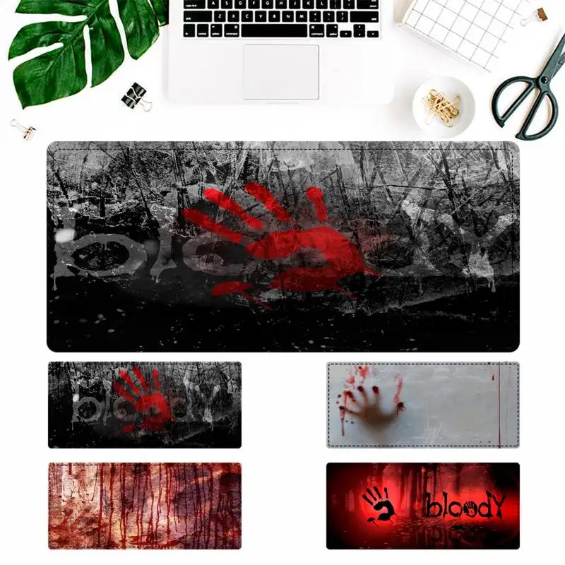 

Protection Bloody Horror Art Gaming Mouse Pad PC Laptop Gamer Mousepad Anime Antislip Mat Keyboard Desk Mat For Overwatch/CS GO