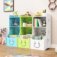 assemble childrens bookshelf environmental storage rack removable book shelf stand holder bookcase furniture organizer wf1107