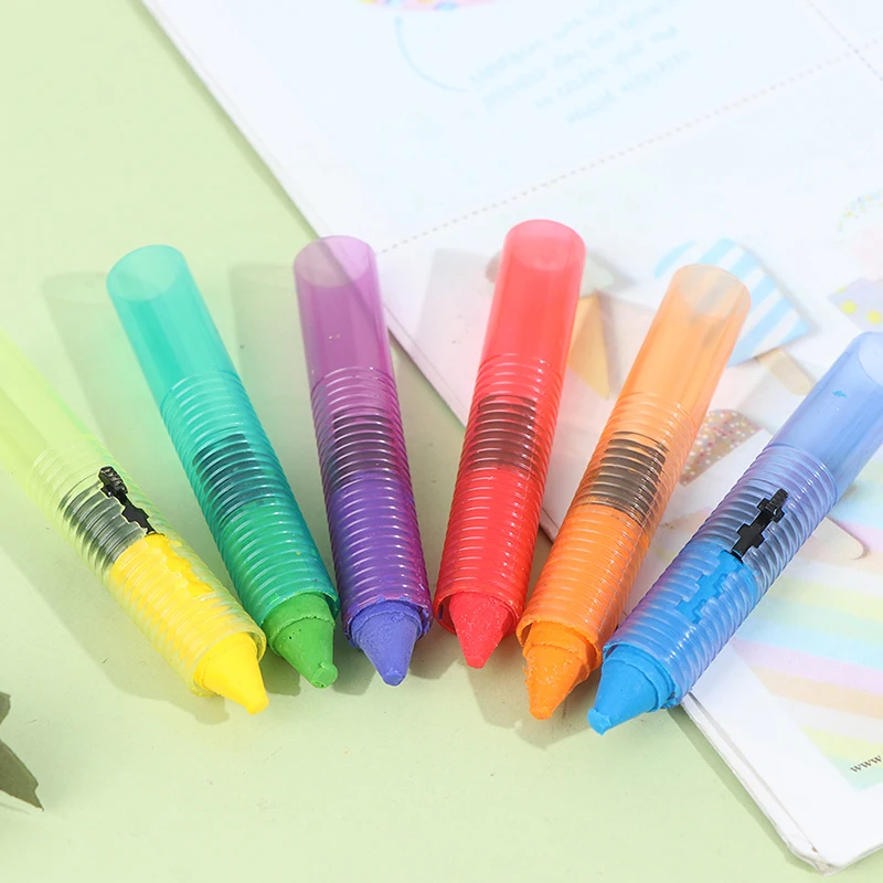 

6Pcs/Set Bathroom Crayon Erasable Graffiti Toy Washable Doodle Pen For Baby Kids Bathing Creative Educational Toy Crayons