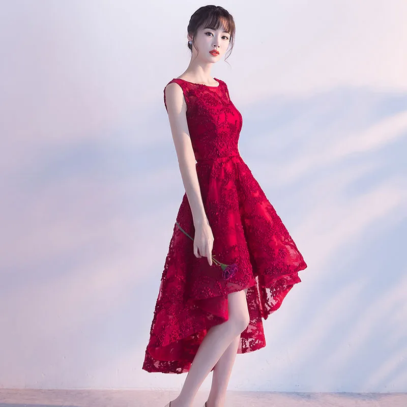 Вечерние платья JaneyGao длинные с короткой спинкой спереди для женщин элегантные