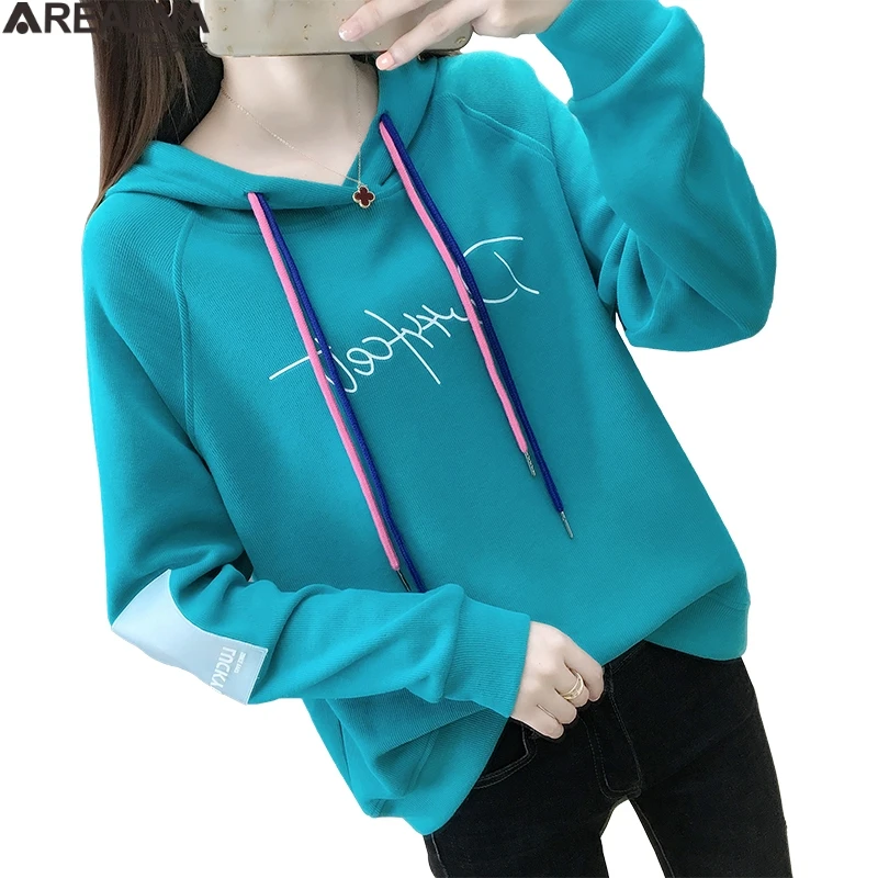 

2020 Fashion Harajuku Winter Oversized Hoodie Women Loose Korean Style Sweatshirt Autumn Streetwear Letter Printing Pullovers