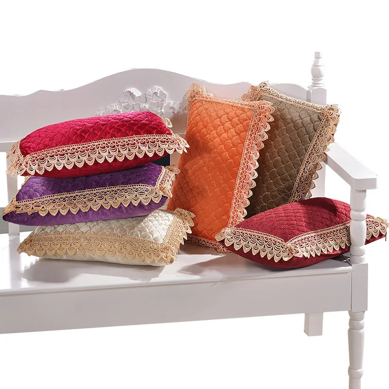 

Beauty Salon Lace Pillow Physiotherapy Spa Massage Neck Orthopedic Sleep Pillow For Home Beddings 25*55cm