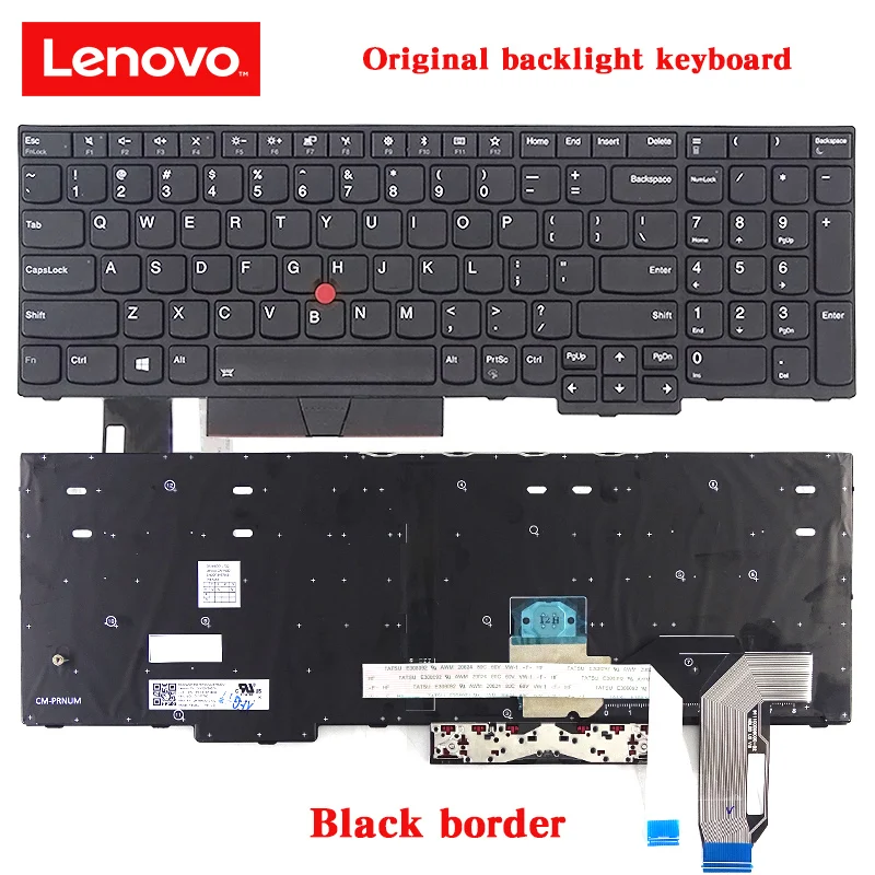 

Lenovo ThinkPad E580 E585 E590 E595 T590 P53S L580 L590 P52 P72 P53 P73 Original notebook keyboard 01YP640 01N729 01YP560