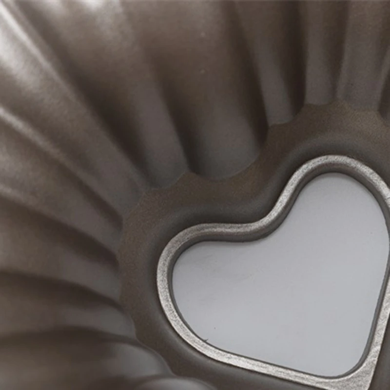 

2Pcs Heart Cake Pan,Aluminum Cake Mold DIY Baking Dessert Mousse Cake Kitchen Tool Non-Stick Cake Baking Tray Tool