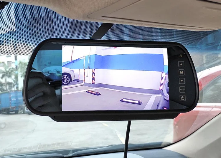 DIYSECUR беспроводной 12VDC " HD зеркало монитор автомобиля водонепроницаемый CCD заднего вида автомобиля камера для грузовика Караван Автобус Ван