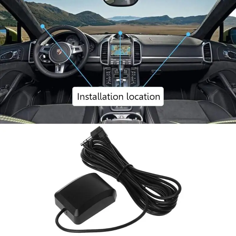 Автомобильный видеорегистратор с GPS навигацией аксессуары внешняя антенна