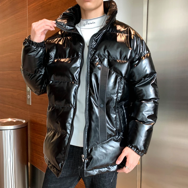 Зимняя мужская хлопковая стеганая одежда мужские водонепроницаемые парки