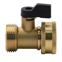 34 inch garden hose 1 way shut off valves water pipe faucet connector tool american european thread
