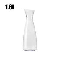 1600ml transparent water bottle juice bottle food grade plastic water juice ice tea jug with lid water pitcher drinkware