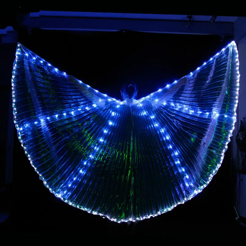 Ruoru Change 21 разные узоры для взрослых Светодиодные Крылья с регулируемой палочкой