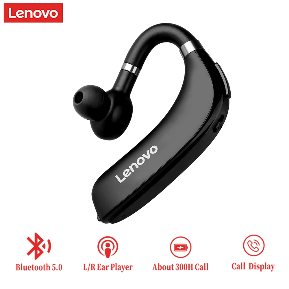 

Lenovo Wireless Bluetooth Earphone Pro EarHook Earbuds With Microphone Headphone For Driving Meeting Handfree Smartphone Headset