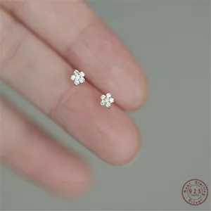 Женские серьги с пятиконечной звездой, серьги из стерлингового серебра 925 пробы с золотым паве 14 карат, Простые Модные свадебные украшения, аксессуары