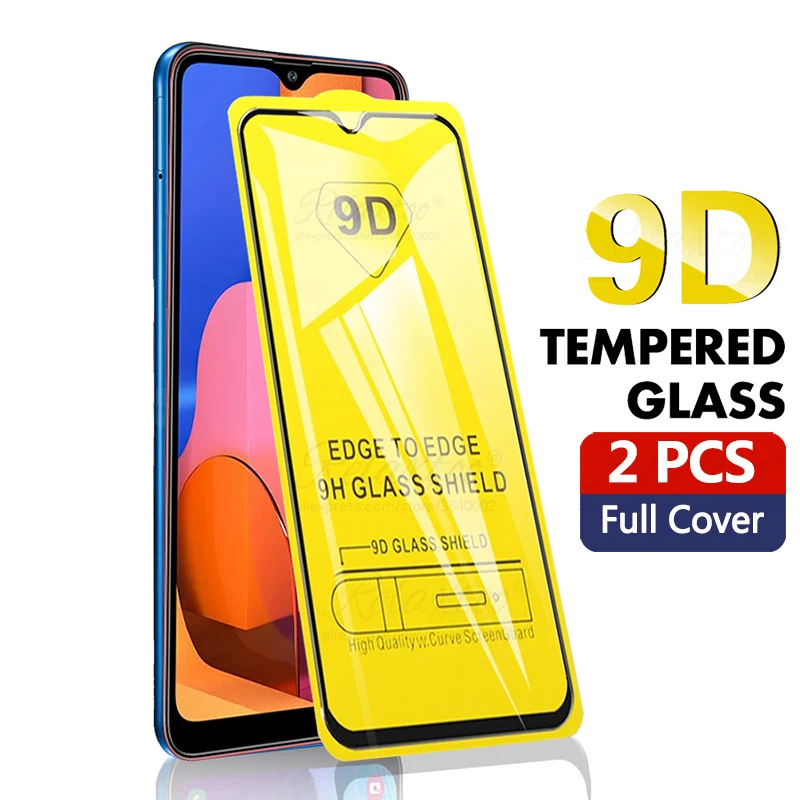2 шт. закаленное стекло для Samsung Galaxy A20S защита экрана 9D Защитная пленка a20e a20 A 20 S 20e E