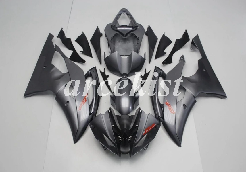 

Новинка, набор обтекателей для мотоциклов ABS под давлением, обтекатель для Yamaha YZF 600 R6 06 07 YZF-R6 2006 2007, серый глянцевый