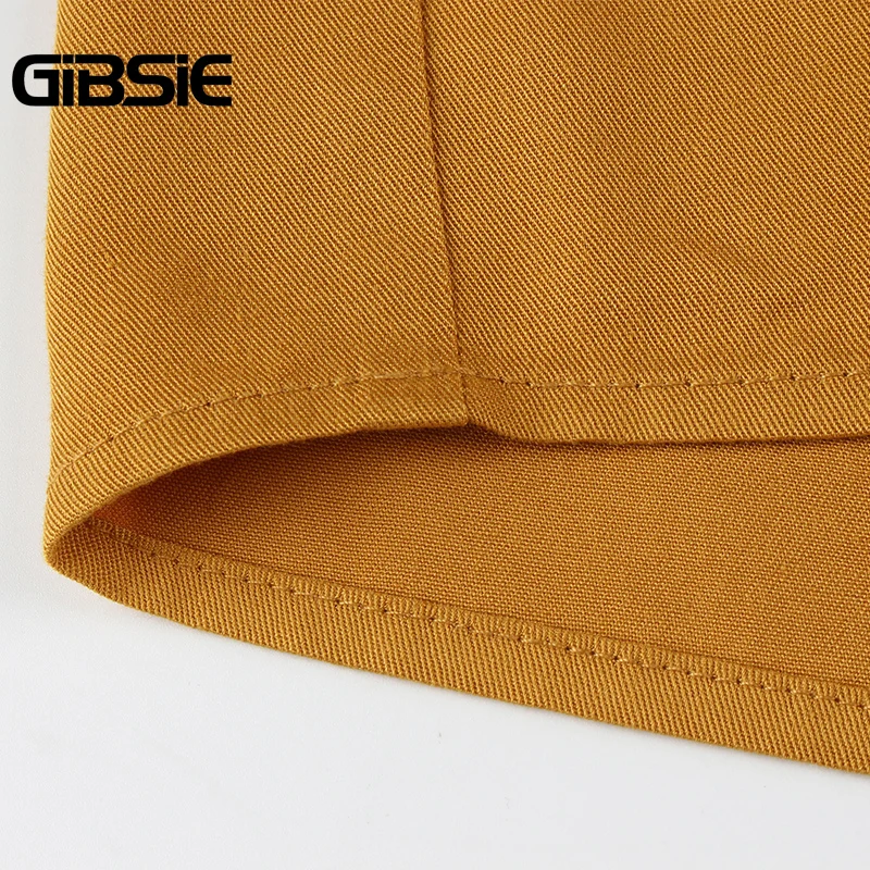 

GIBSIE Solid Tie Neck Loose Autumn Dress Women Plus Size 2020 V-Neck Long Sleeve Korean Style Ladies Mini Casual Dresses