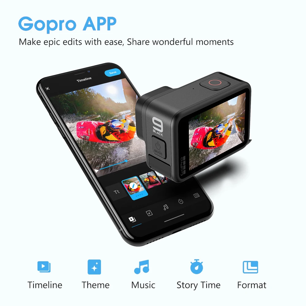 Go Pro Экшн-камера 5K Ultra HD видео p живая трансляция Подводная Водонепроницаемая