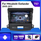 Автомобильный радиоприемник 2din Android 8,1 для Mitsubishi Outlander xl 2 CW 2005-2011 Citroen C-Crosser 2007-2013, мультимедийный плеер, головное устройство FM