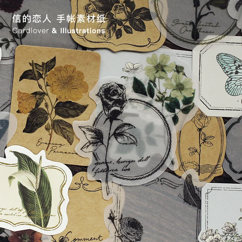 

8pcs/lot flower leaf travel notes Stationery small fresh note material paper diy memo pad