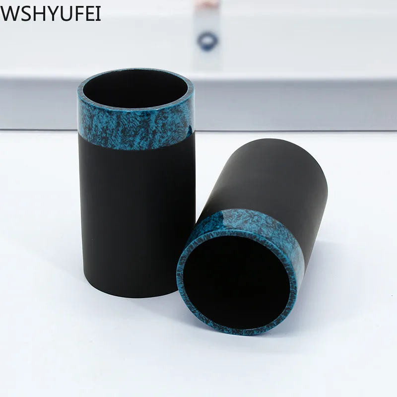 Новый стильный набор для ванной из смолы чашка полоскания рта пары