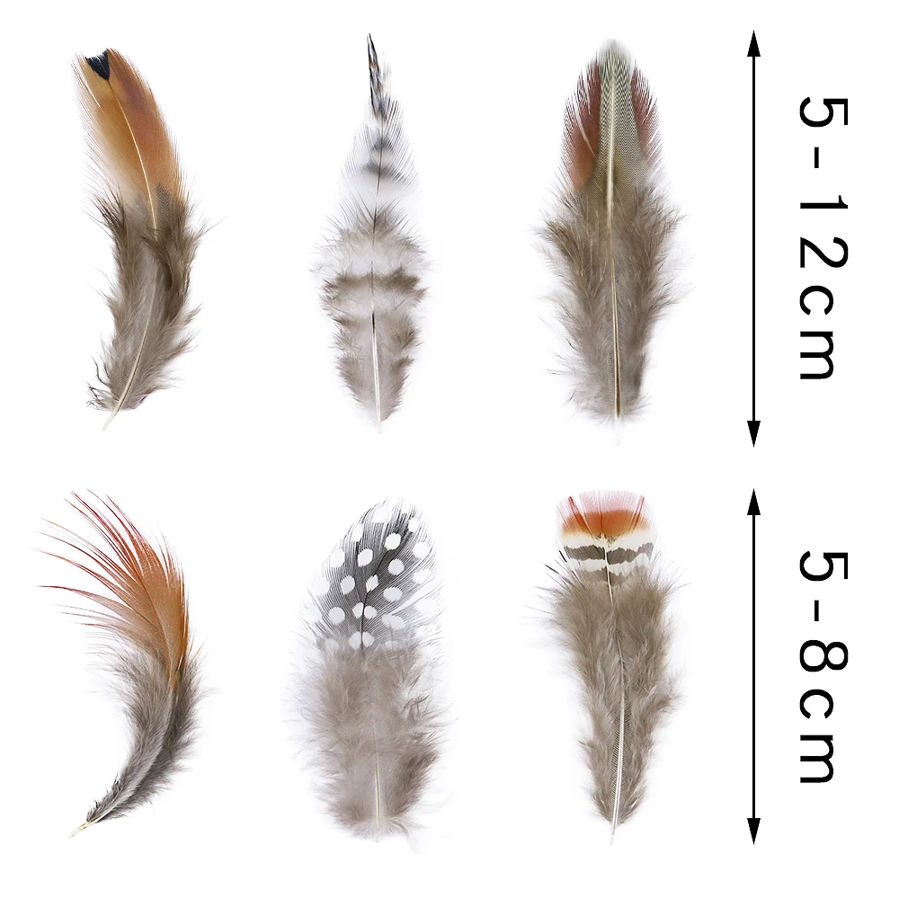 

50Pcs/Pack Mixing Natural Pheasant Feathers for Crafts DIY Jewelry Making Accessories Small Chicken Plumes Decoration Wholesale