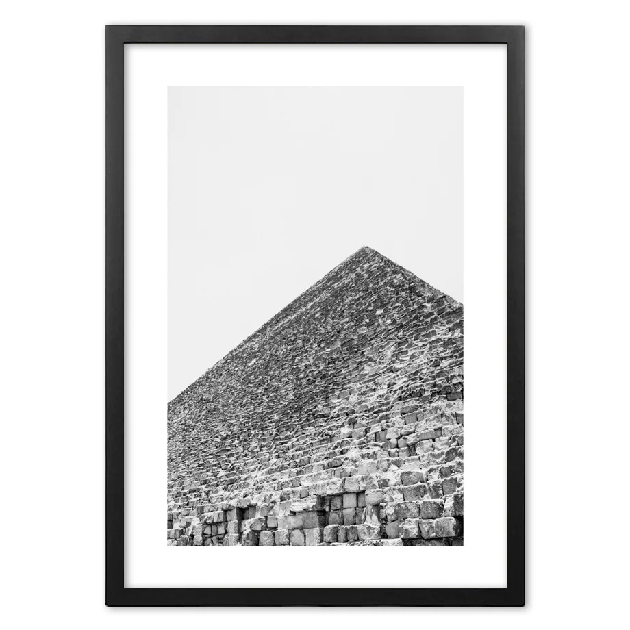 

Black White Pyramid Photography Art Wall Art Print paper Painting Nordic Posters And Prints Wall Pictures For Living Room Decor