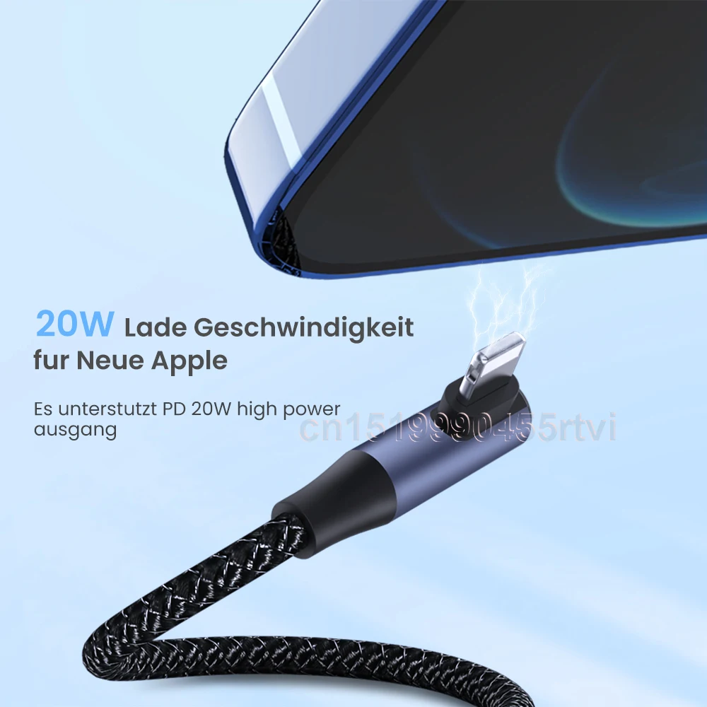 USB кабель PD для iPhone 12 Mini 11 Pro Max New SE XR XS 3A быстрая зарядка с Type C на 8pin зарядный 20