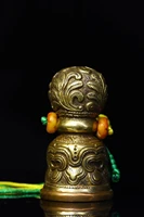 3 tibetan buddhism old bronze buddhist law seal scorpion pattern statue old fayin pendant ward off evil spirits