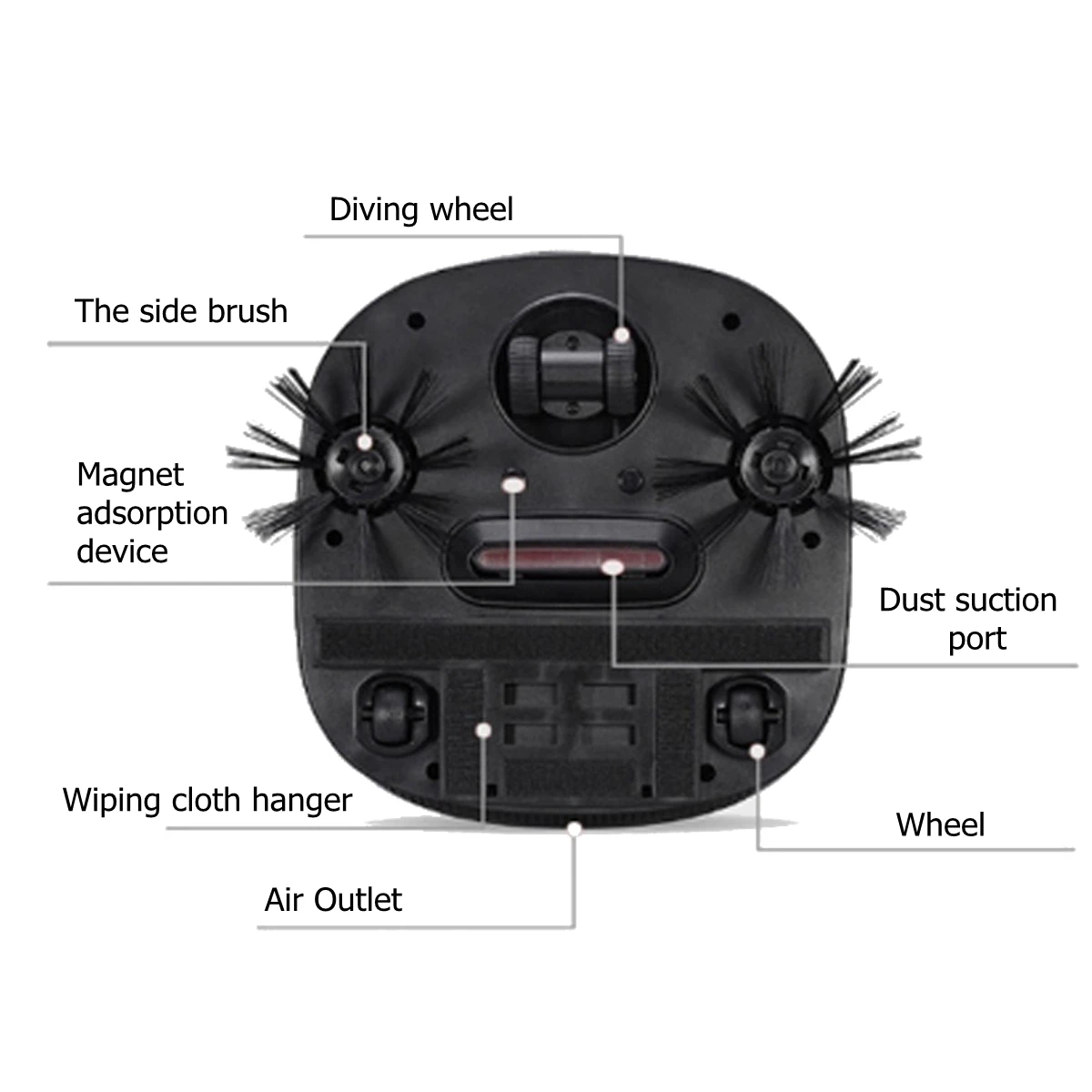 Аккумуляторный умный робот пылесос 6 в 1 для сухой и влажной уборки Беспроводная