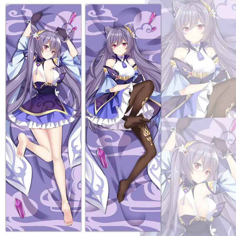 

59\ Pillow Moegirl Cartoon Pillowcase Cosplay Double Sided Customize