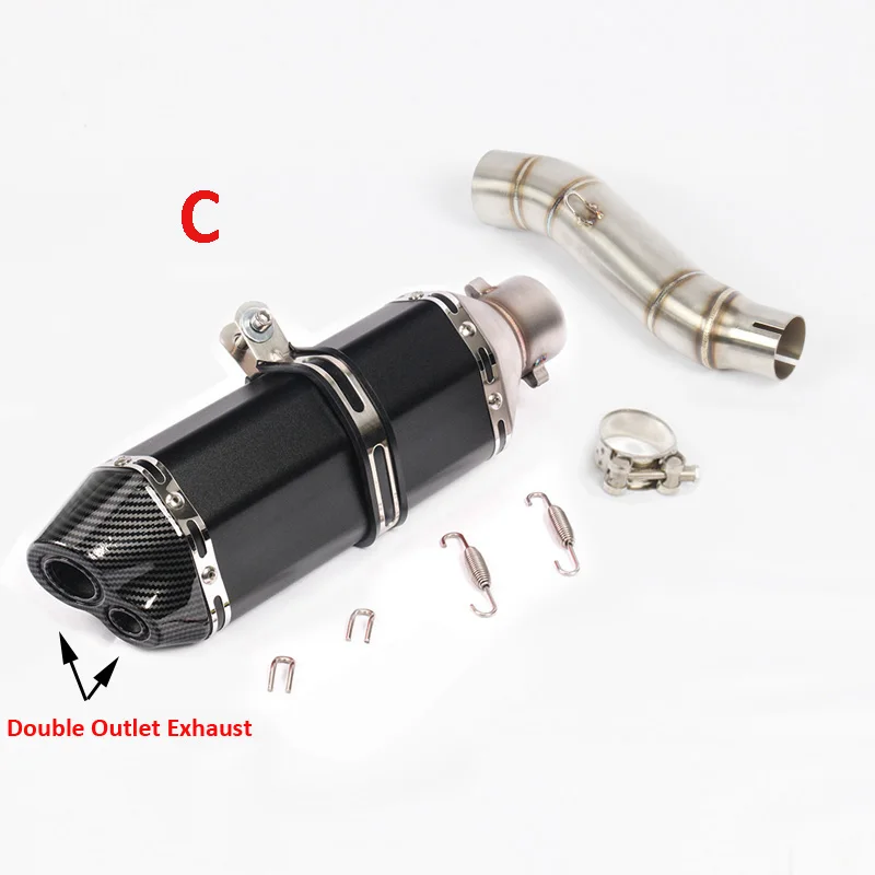 Выхлопная система для мотоцикла наконечник глушителя двойная выпускная труба