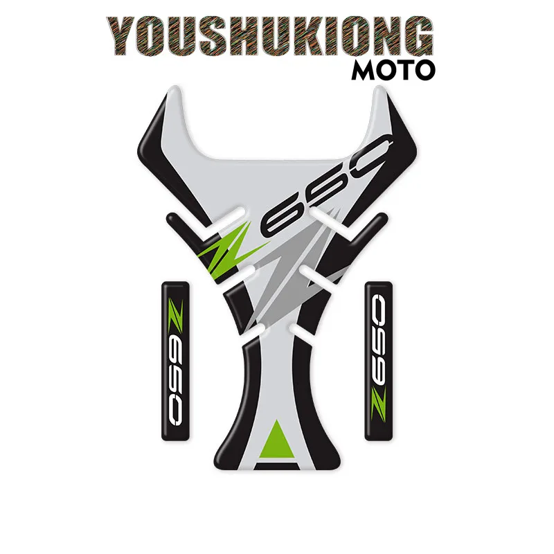

z650 sticker Motorcycle Stickers Gas Tank Pad Protector Fish Bone For Ninja Z900 Z1000 Z800 Z750 Z 800 1000 900 Fish Bo