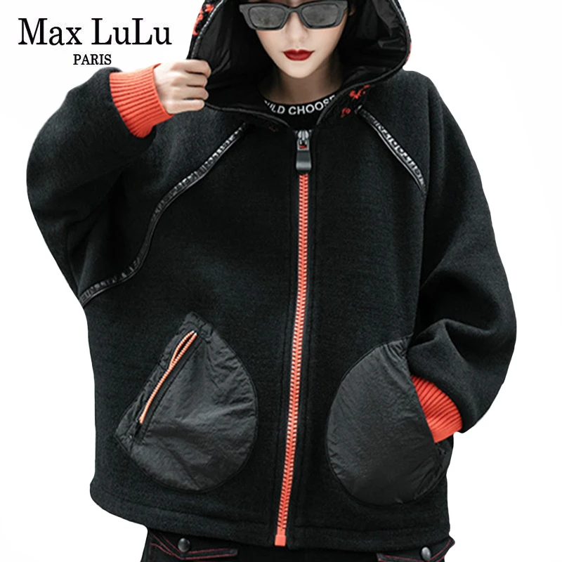 Max LuLu 2020 зимние европейские дизайнерские женские Теплые повседневные пальто