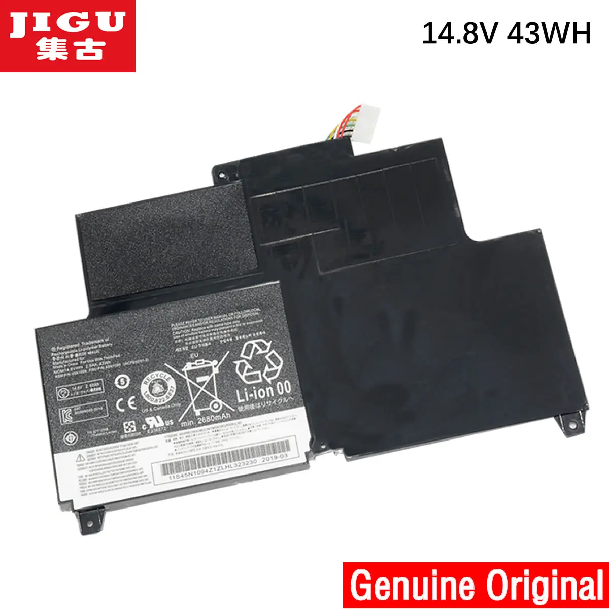 

JIGU 14.8V 43WH Original Laptop Battery 45N1092 45N1093 45N1094 45N1095 For LENOVO ThinkPad S230u Twist Twist S203u