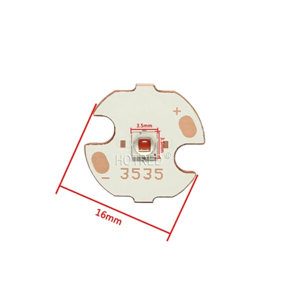 

HotRed XPE2 660nm глубоко-красный светодиодный чип для выращивания растений
