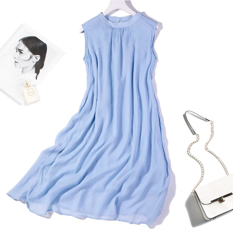 Женское длинное розовое платье с хлопковой подкладкой без рукавов круглым